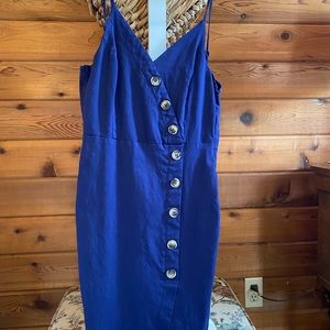 Cute Blue MIDI Dress from She + Sky